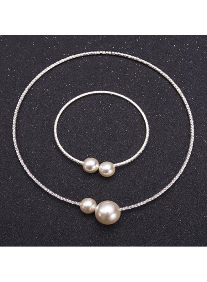 شاربدو طقم أساور مرصعة بحجر الراين ومكونة من قطعتين - Image 5