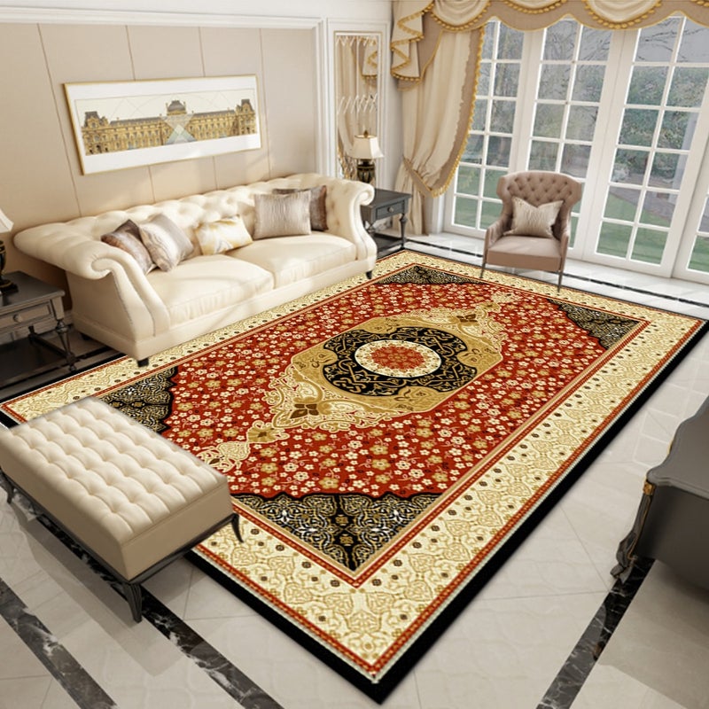 1-Piece Color Block Anti-Slip Durable Carpet Multicolour 40x60cm  - Image 1