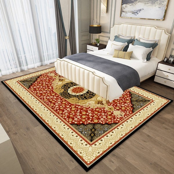 1-Piece Color Block Anti-Slip Durable Carpet Multicolour 40x60cm  - Image 3