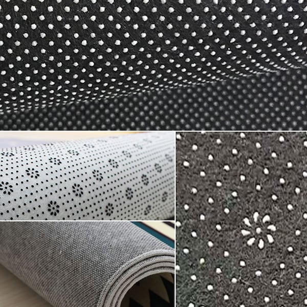 European Luxurious Plant Pattern Living Room Carpet Multicolour 40x60cm - Image 5