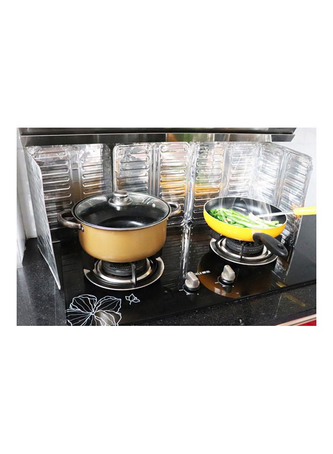 Generic - Aluminium Foil Oil-proof Stove Block Silver 30.00 x 2.00 x 20.00centimeter - Image 1