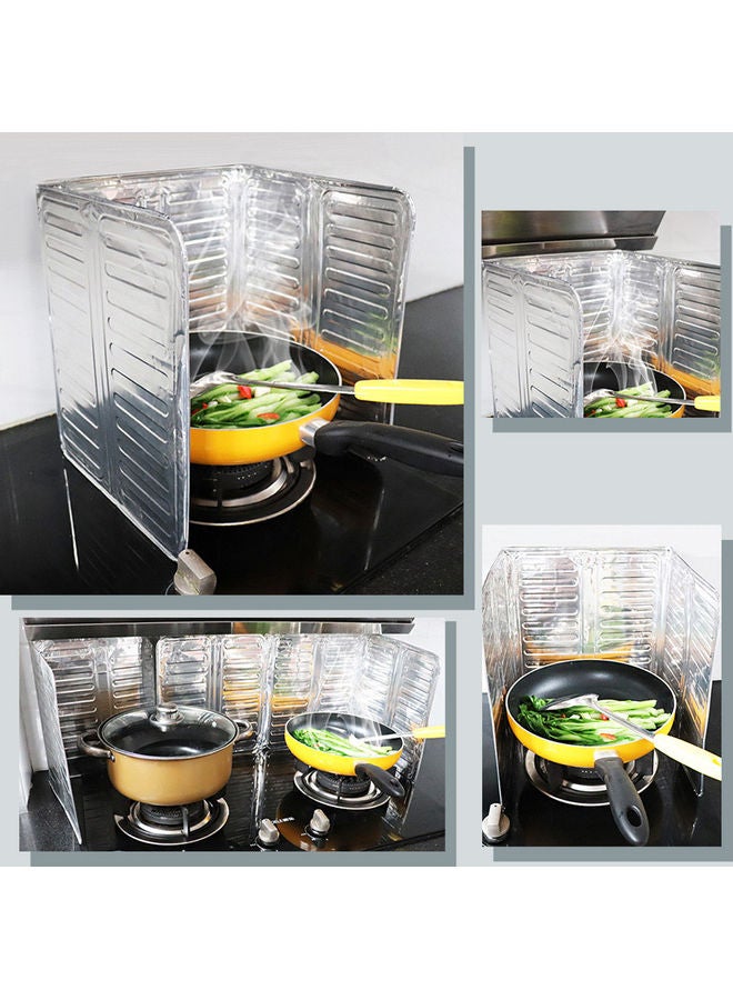 Generic - Aluminium Foil Oil-proof Stove Block Silver 30.00 x 2.00 x 20.00centimeter - Image 1