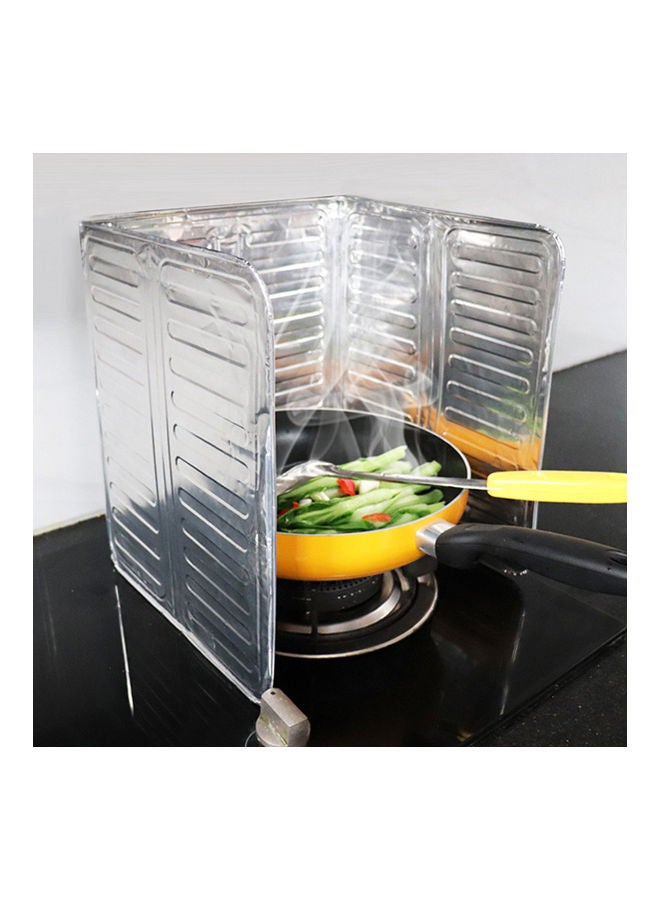Generic - Aluminium Foil Oil-proof Stove Block Silver 30.00 x 2.00 x 20.00centimeter - Image 1