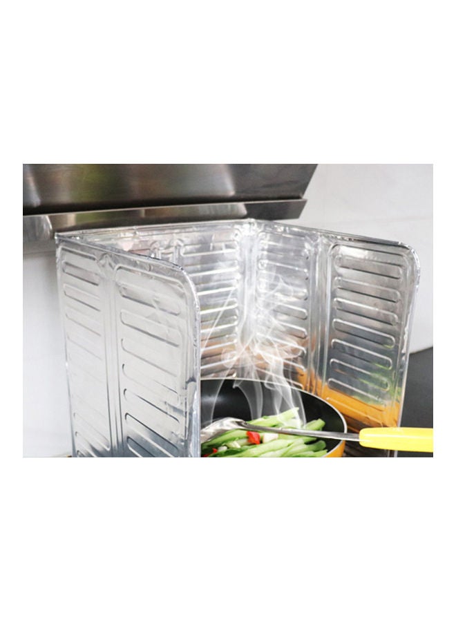 Generic - Aluminium Foil Oil-proof Stove Block Silver 30.00 x 2.00 x 20.00centimeter - Image 1