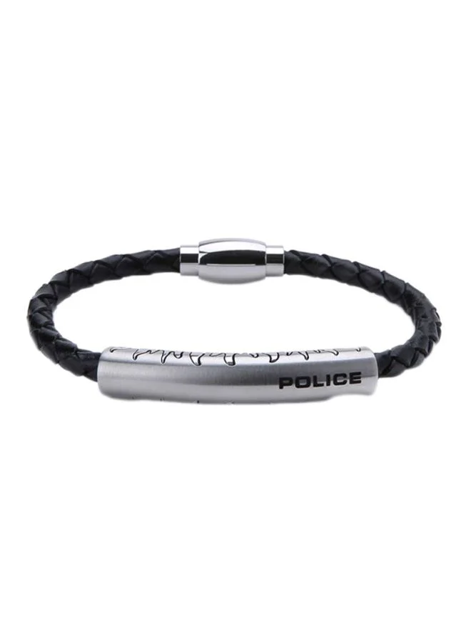 POLICE Leather Fashion Bracelet