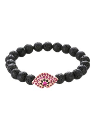 Elastic Stone Studded Beaded Fashion Bracelet - v1610025827/N21282812A_1