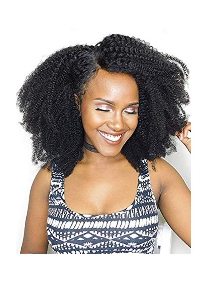 Luwigs 7-Piece Curly Hair Extension Set Black 2 x 1.02 x 0.98inch - Image 1