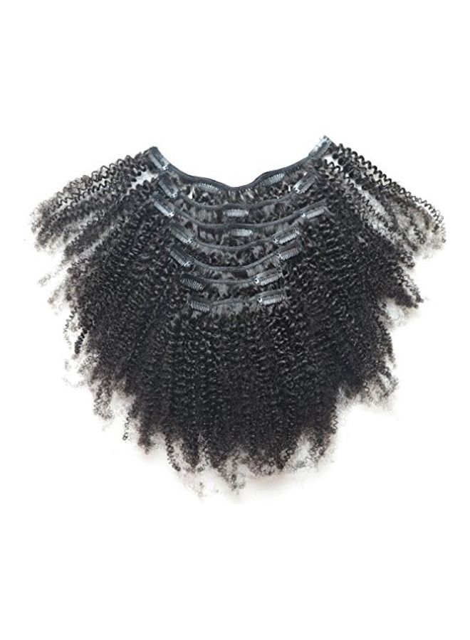 Luwigs 7-Piece Curly Hair Extension Set Black 2 x 1.02 x 0.98inch - Image 2