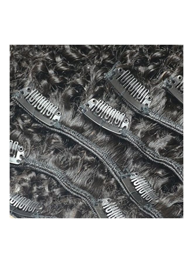 Luwigs 7-Piece Curly Hair Extension Set Black 2 x 1.02 x 0.98inch - Image 3