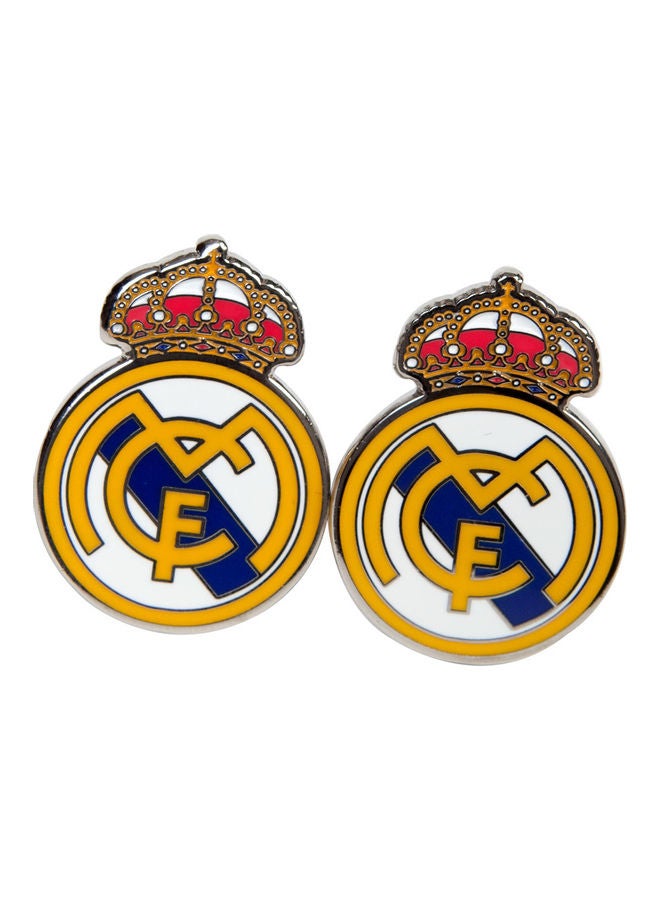 أزرار أكمام القمصان بتصميم ريال مدريد من قطعتين