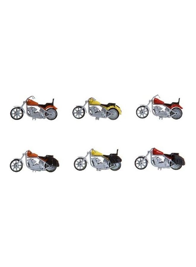 Faller Pack Of 6 Motorcycles Scenery Multicolour 15.5 x 1.5 x 23cm  - Image 2
