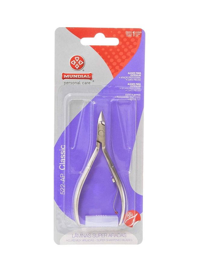 Mundial Classic Cuticle Nipper Silver 0.3X4.25X2 - Image 1