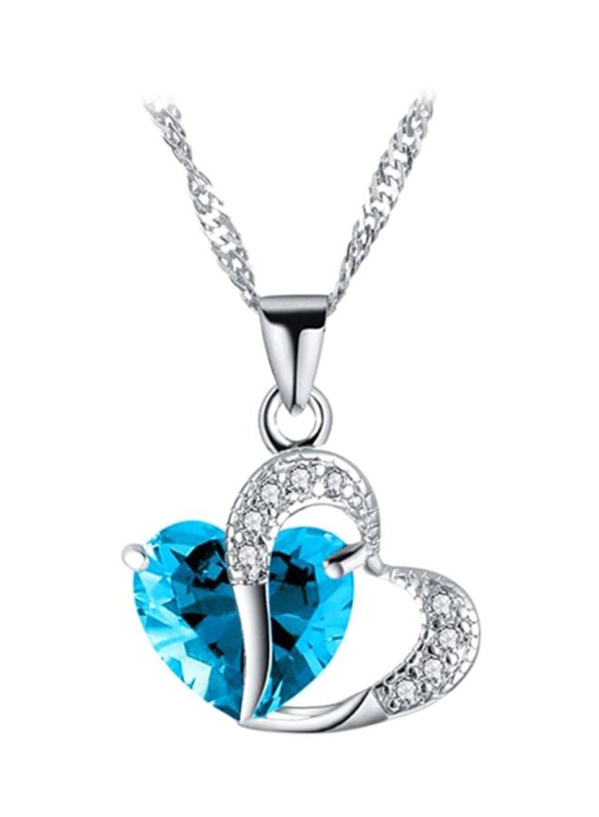 Cool Baby Heart Shape Crystal Pendant Necklace