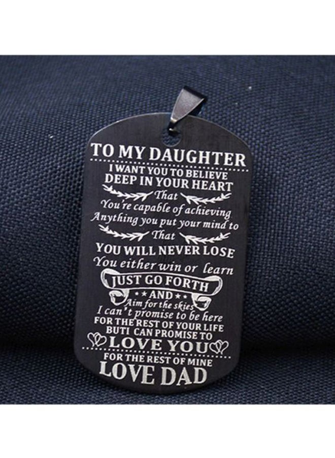 Sharpdo - Metal Pendant Necklace - Image 1