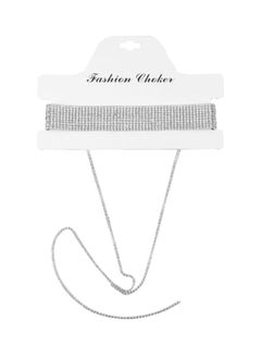 Sharpdo Layered Lariat Stone Studded Choker Necklace  - Image 2