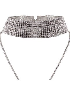 Sharpdo Layered Lariat Stone Studded Choker Necklace  - Image 4