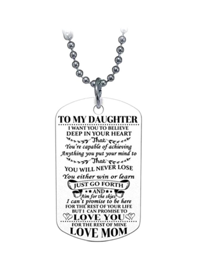 Mother-To-Daughter Pendant Necklace