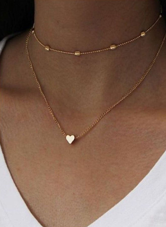 Sharpdo Double-Layered Chain Necklace - Image 2