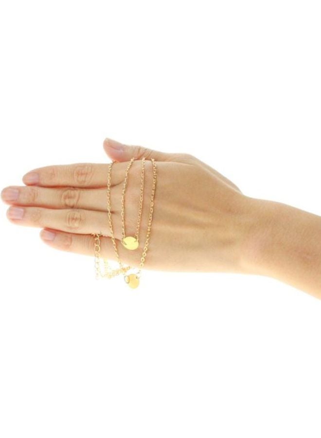 Sharpdo Alloy Multi Layered Chain Necklace - Image 3