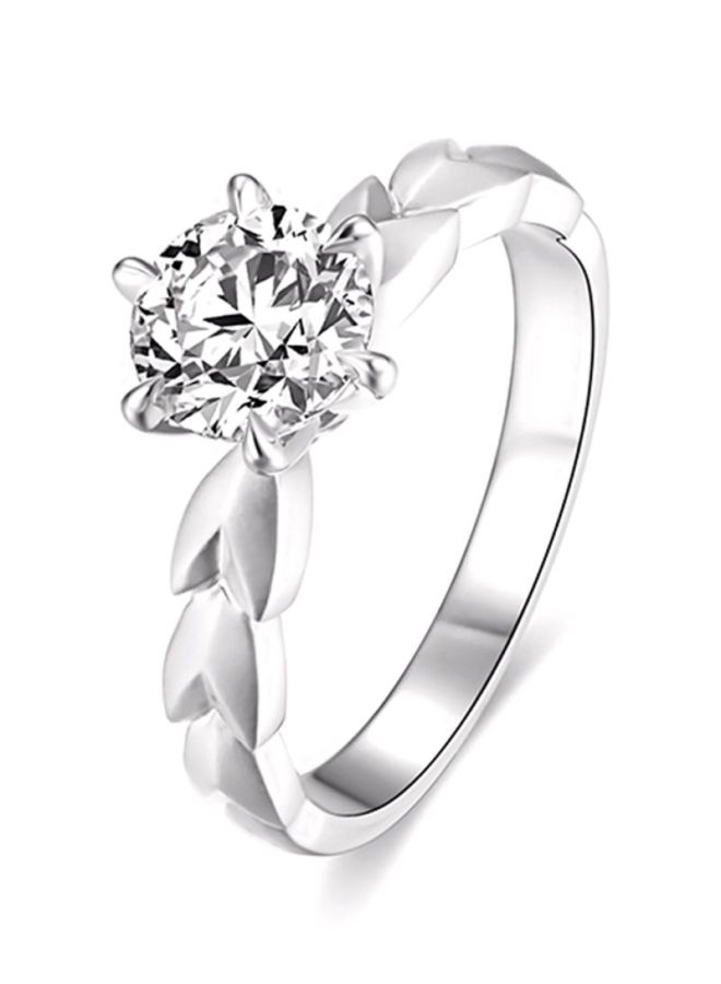 شاربدو خاتم فضة عيار 925 مرصع بحجر الراين - Image 3