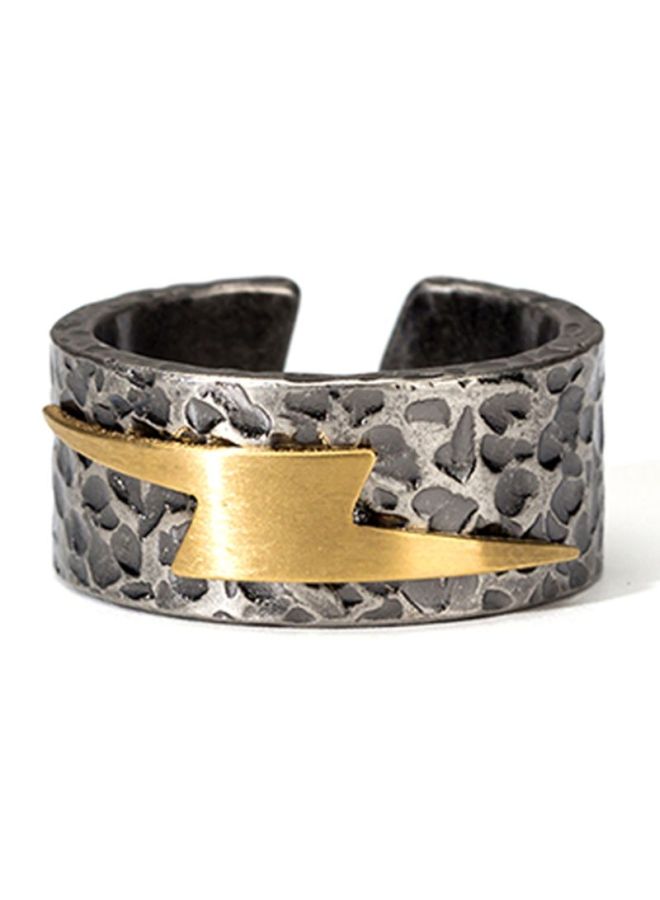 Sharpdo - Titanium Hip Hop Lightening Ring - Image 1
