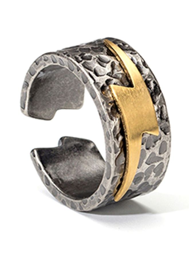 Sharpdo - Titanium Hip Hop Lightening Ring - Image 1