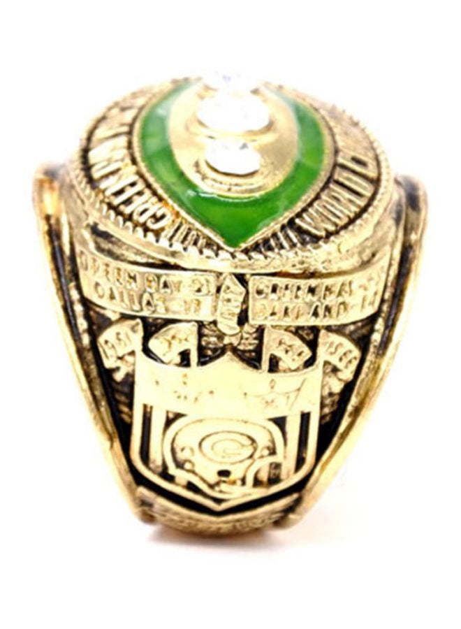 Sharpdo - Titanium Stone Studded Ring - Image 1