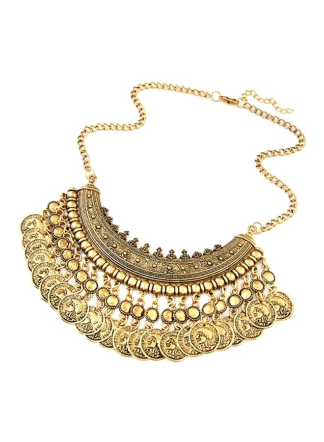 Sharpdo Metal Trend Coin Necklace - Image 1