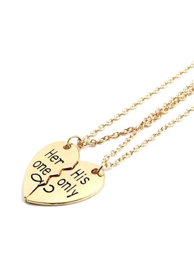 Sharpdo 2-Piece Couple Pendant Necklace Set - Image 2