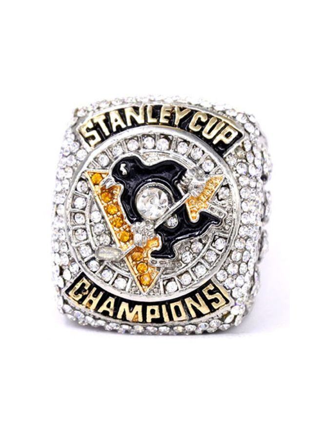 Sharpdo Rhinestone Studded Fashion Ring - Image 5