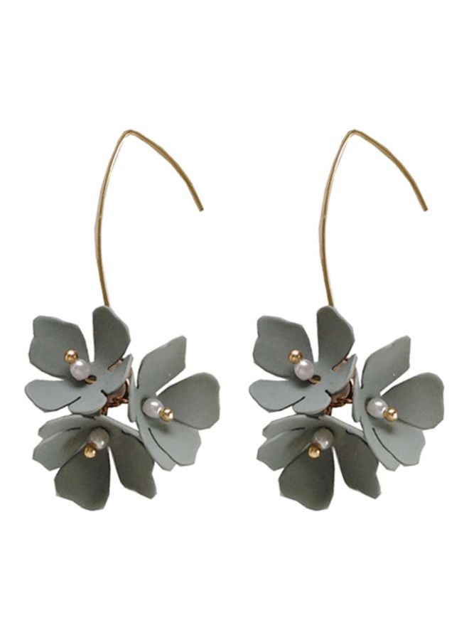 J&J - Flower Pearl Earrings - Image 1