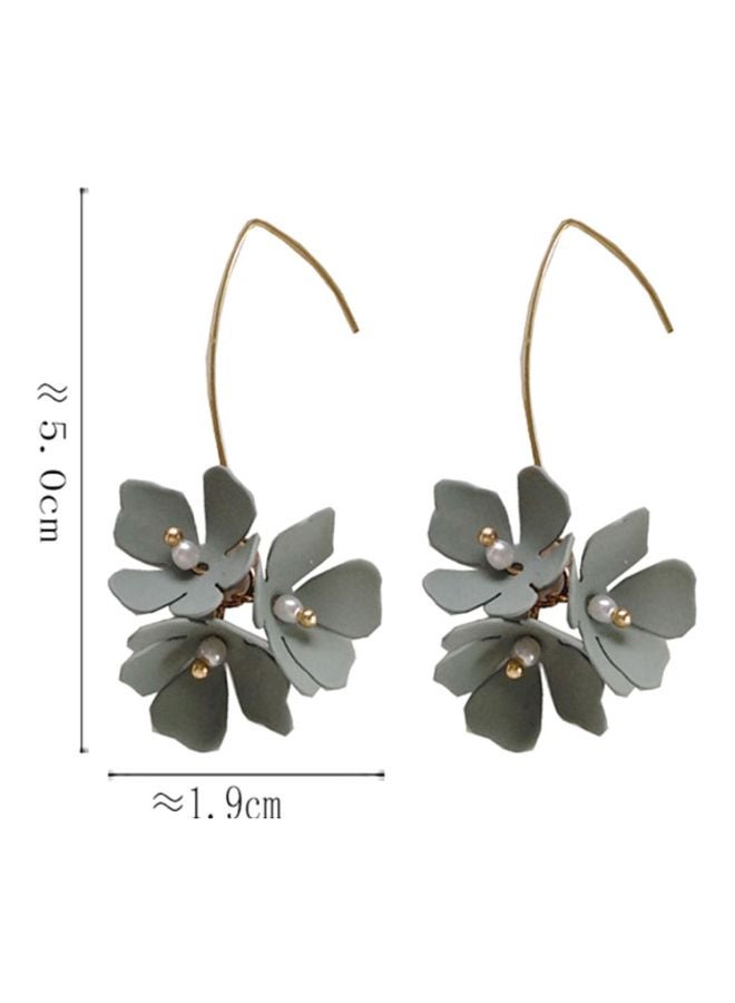 J&J - Flower Pearl Earrings - Image 1