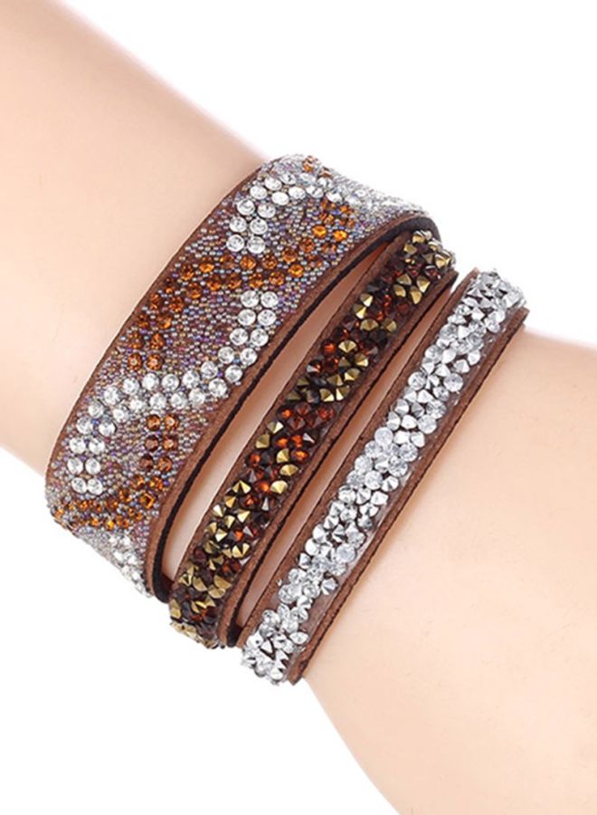 Sharpdo 3-Piece Rhinestone Studded Bracelet - Image 2