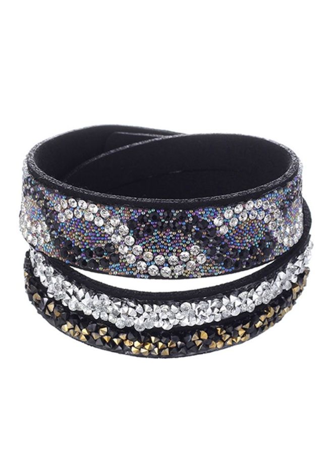 Sharpdo 3-Piece Rhinestone Studded Bracelet - Image 1