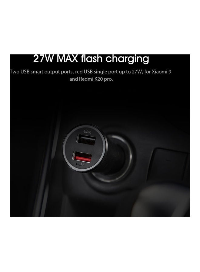 Xiaomi Car Fast Charger Black - Image 3