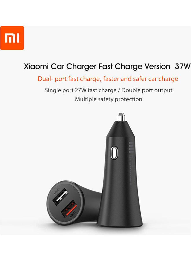 Xiaomi Car Fast Charger Black - Image 4