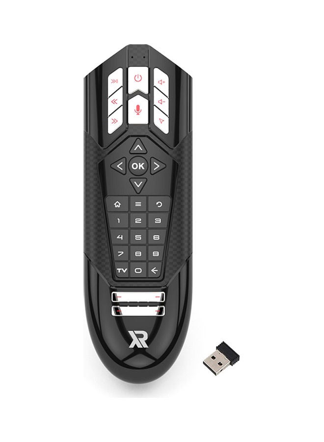 Wireless Air Mouse With USB Receiver Black - Image 1