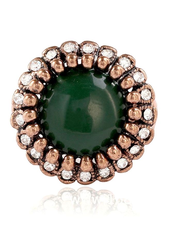 شاربدو خاتم عصري مرصع بحجر الراين - Image 2