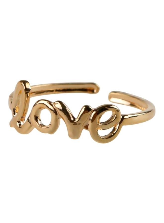 Sharpdo - Alloy Love Design Ring - Image 1