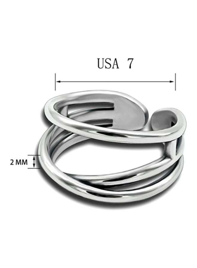 Sharpdo - Silver Double Layer Ring - Image 1