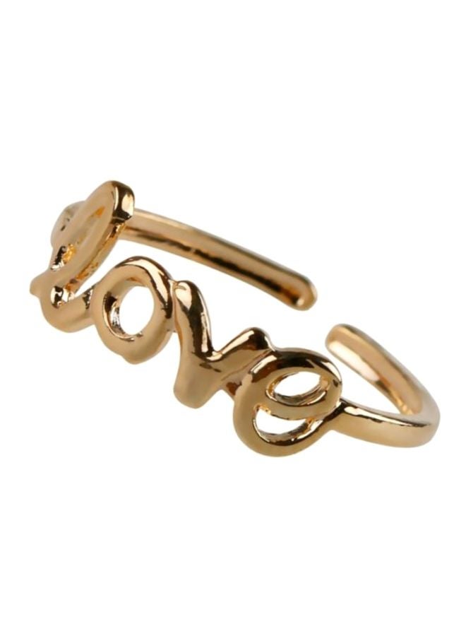 Sharpdo - Alloy Love Design Ring - Image 1