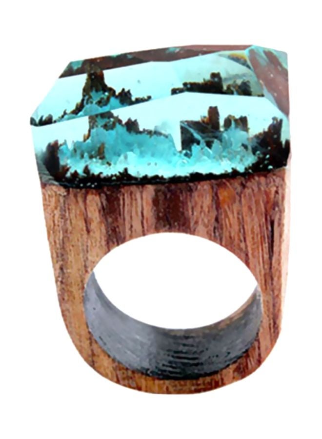 Sharpdo Gloss Ink Pattern Resin Ring - Image 1