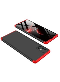 360 Degree TPU Protective Case For Samsung Galaxy A51 Black/Red
