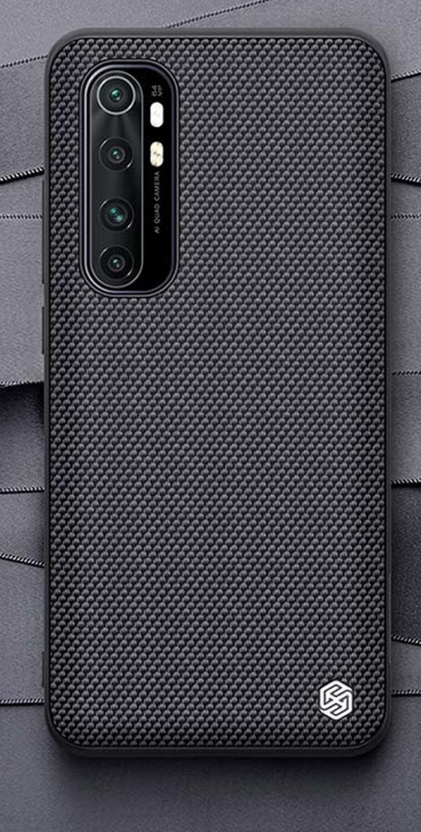 Nillkin Textured Nylon Fibre Back Cover For Xiaomi Redmi Note 10 Lite Black - Image 2