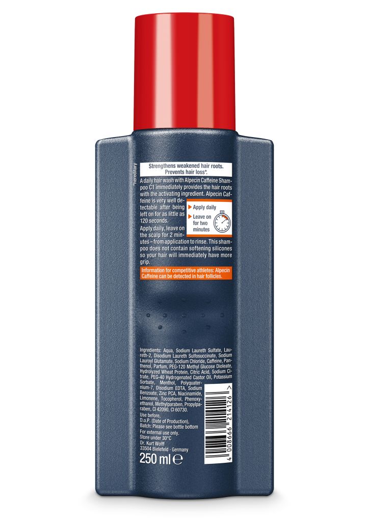 Alpecin - C1 Caffeine Hair Energizer Shampoo 250ml - Image 1