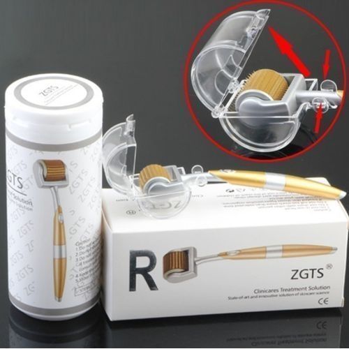 Titanium Series Micro Needle Derma Roller Silver/Gold 1.5mm