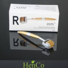 ZGTS Titanium Series Micro Needle Derma Roller Silver/Gold 1.5mm  - Image 4