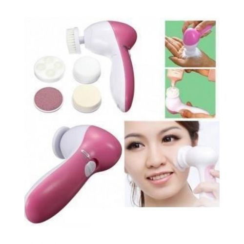 جهاز تدليك الجسم بيوتي كير 5 في 1 أبيض/ وردي - Image 3