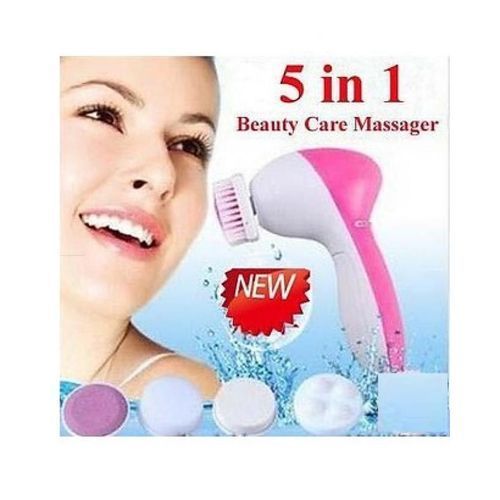 جهاز تدليك الجسم بيوتي كير 5 في 1 أبيض/ وردي - Image 4