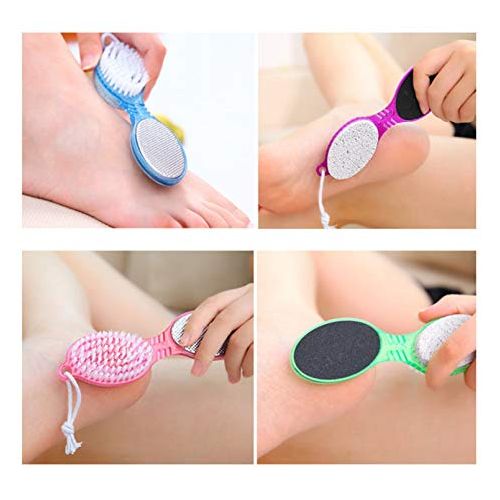 فرشاة بتصميم مجداف لتطبيق الباديكير في 4 خطوات متعدد الألوان - Image 5